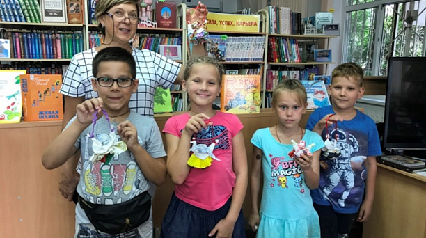 В Детской библиотеке им. К. И. Чуковского прошел мастер-класс