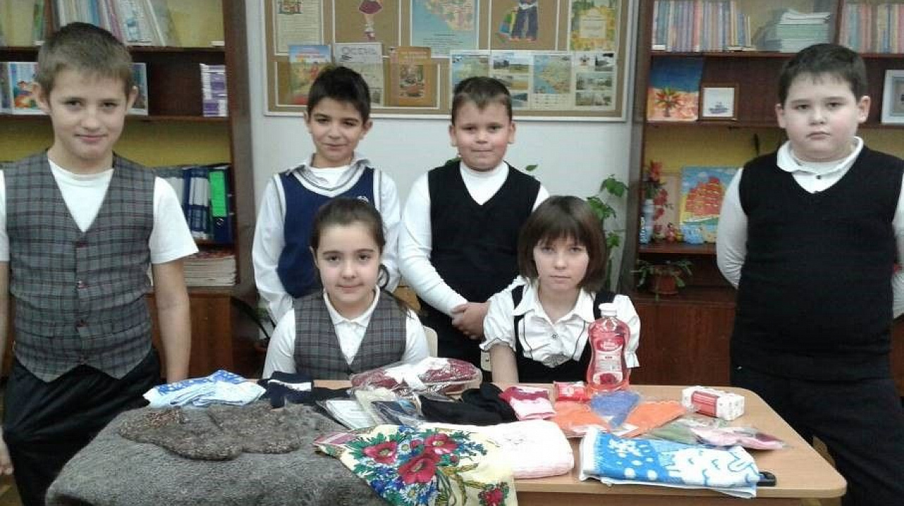 В школе №67 прошла акция по сбору гуманитарной помощи