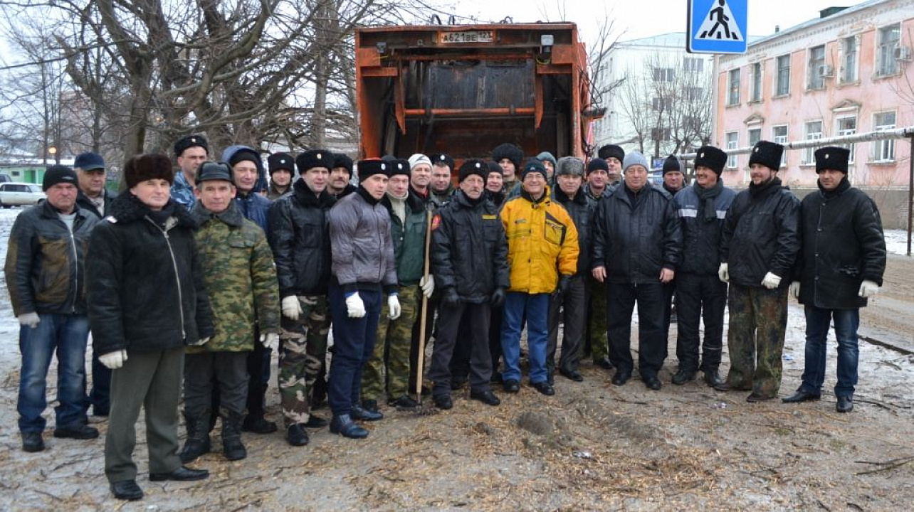 Казаки приняли участие в ликвидации последствий стихии