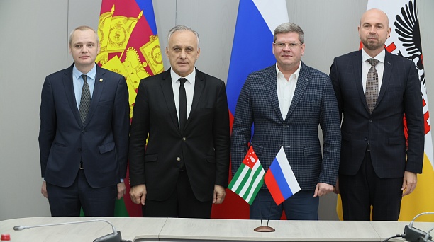 Официальный приём делегации города Сухума (Республика Абхазия) состоялся в Краснодаре