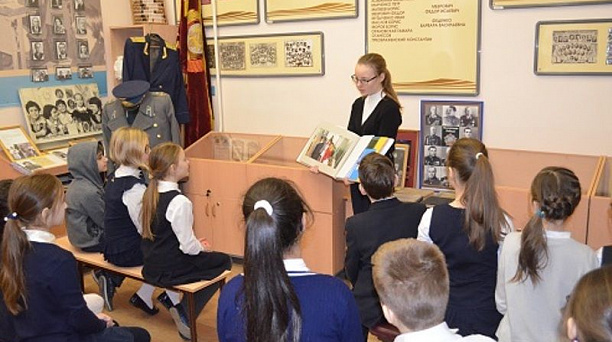 В музее боевой славы в школе № 36 проходят экскурсии