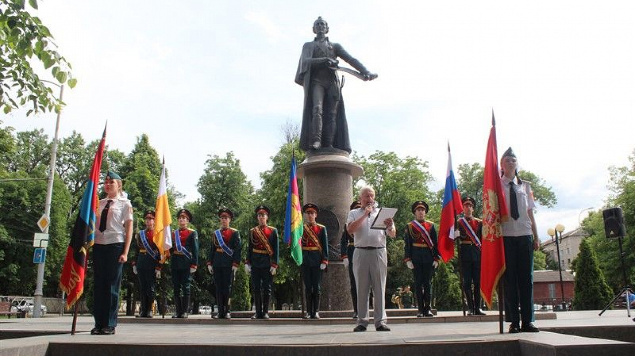 В Краснодаре вспомнили боевые заслуги великого полководца Александра Суворова.jpg