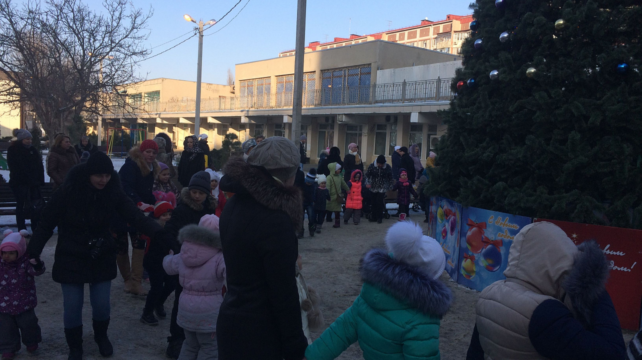 открытие новогодней ёлки