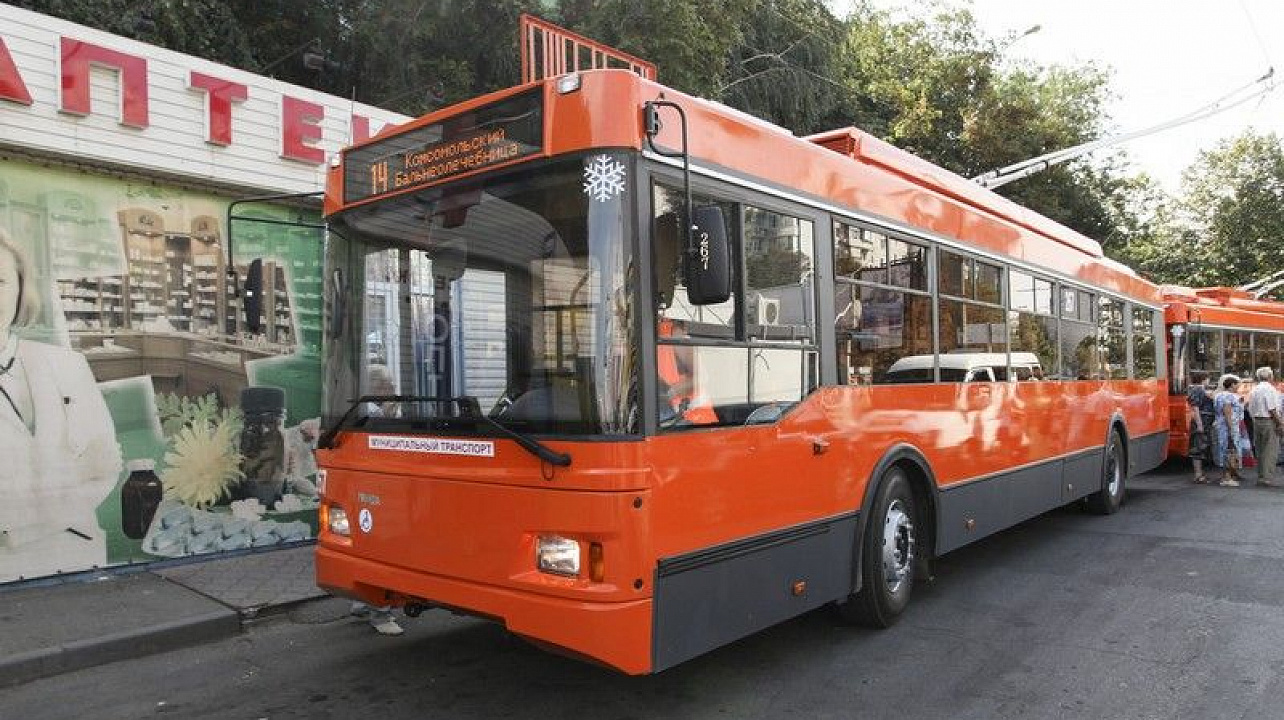 В Краснодаре на 14-м маршруте автобусы временно заменят троллейбусами