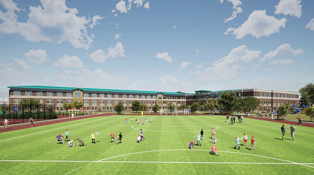 В Краснодаре стартовало строительство школы на 1650 мест в районе улиц Красных Партизан и Азовской