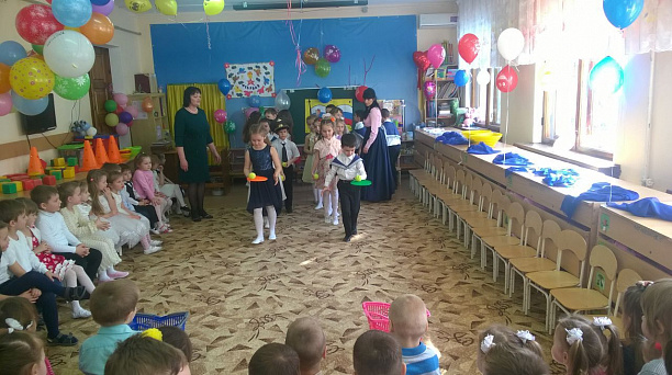 В детском саду Западного округа прошел веселый, спортивный праздник