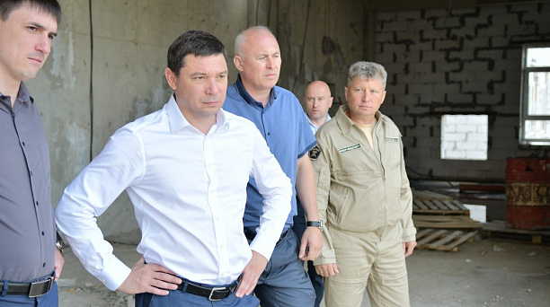 Территорию будущей школы в пос. Российском Краснодара готовят к благоустройству