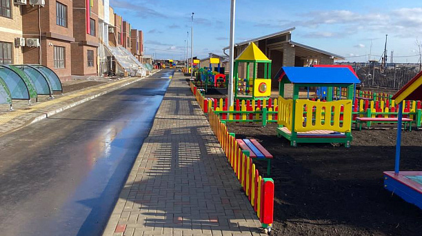 Детский сад в станице Елизаветинской Краснодара готов почти на 90 процентов