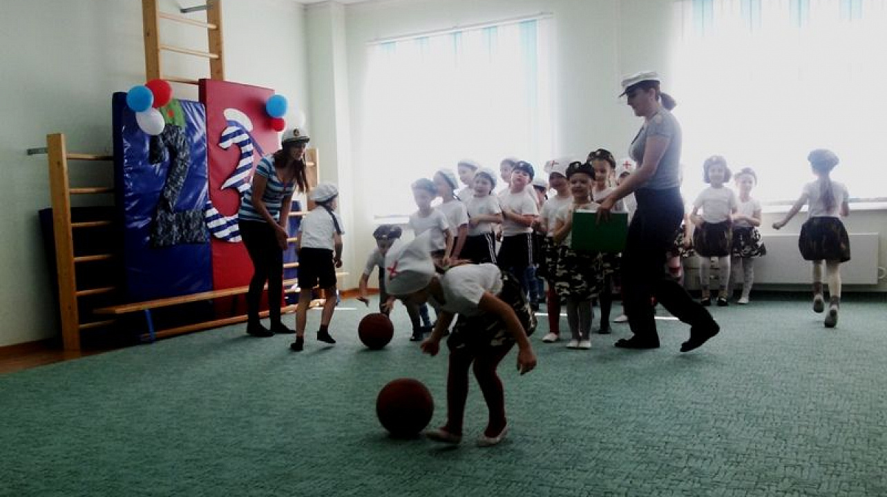 В детском саду № 6 прошёл спортивный праздник «Наша армия сильна!»