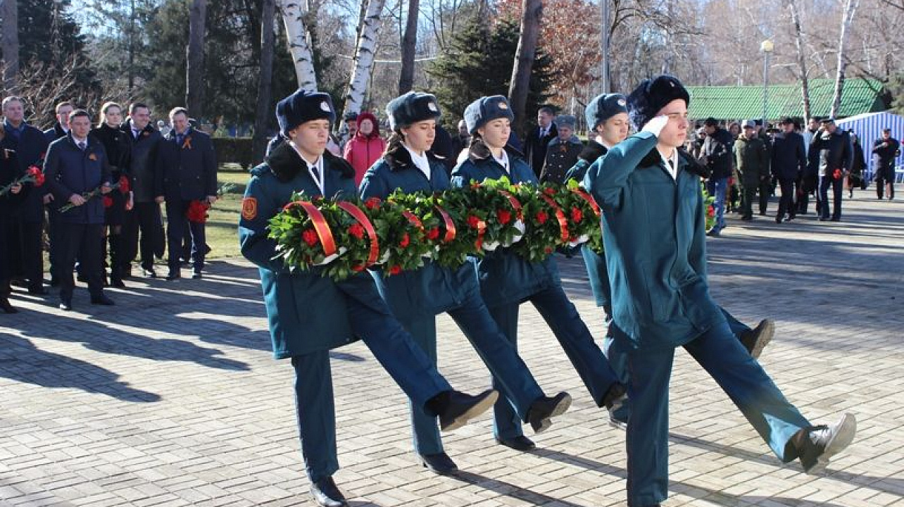 Центральный округ принял участие в открытии краевого месячника оборонно-массовой и военно-патриотической работы