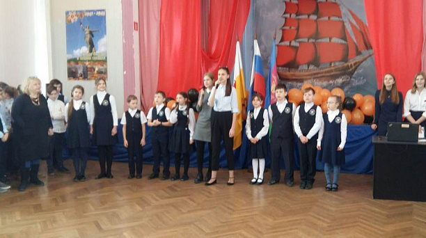 Торжественное открытие месячника оборонно-массовой и военно-патриотической работы состоялось в МБОУ СОШ № 2