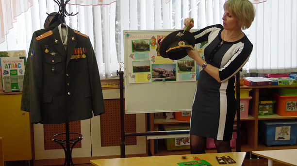 Мини-музей «Боевая слава!» открылся в детском саду Западного округа