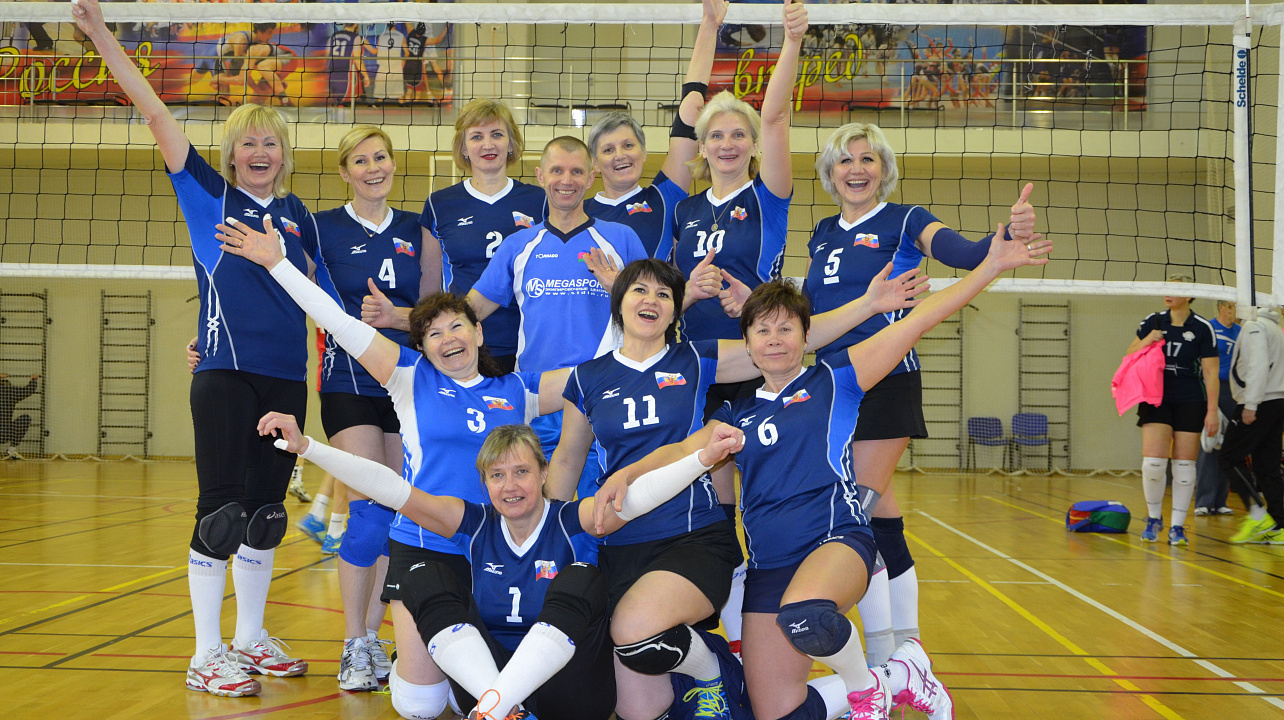 Краснодарские волейболисты стали победителями Кубка России среди ветеранов