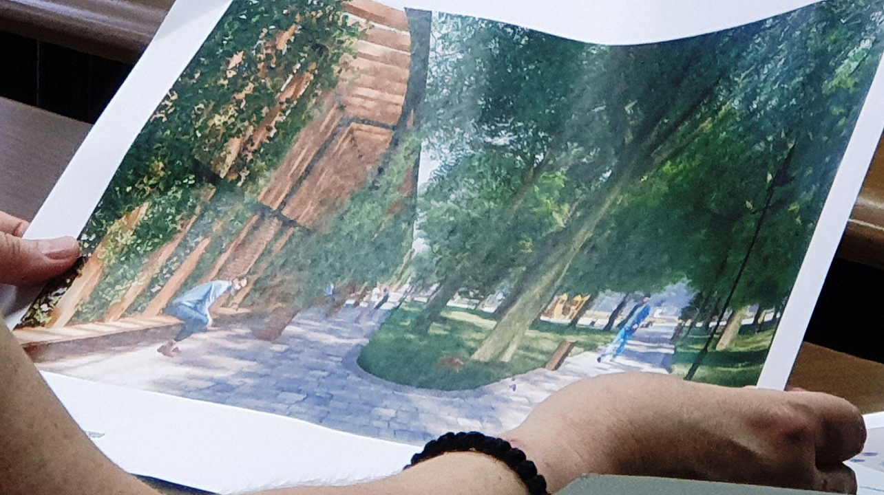 В Карасунском округе состоялось очередное обсуждение проекта благоустройства сквера Казачьей Славы