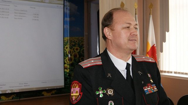 Герой России, Сергей Палагин встретился с юными казачатами