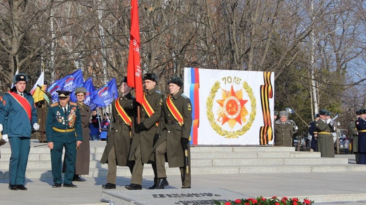 Общественность Центрального округа приняла участие в открытии краевого месячника оборонно-массовой и военно-патриотической работы