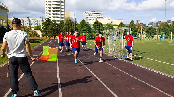 100 воспитанников Краснодарского президентского кадетского училища выполнили нормативы ГТО
