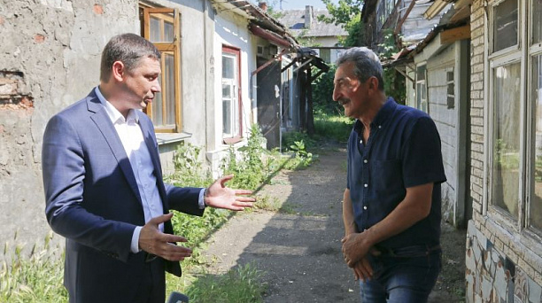 Евгений Первышов: На месте расселенных аварийных домов в центре Краснодара будем создавать общественные пространства