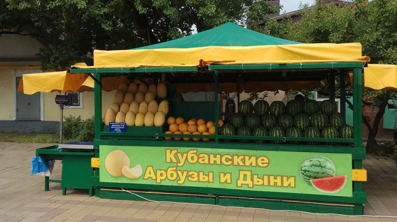 В Центральном округе начали работу бахчевые точки