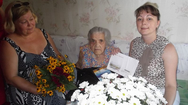 Участнице ВОВ Варваре Цепкало исполнилось 90 лет
