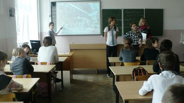 В школе №11 состоялся необычный библиотечный урок