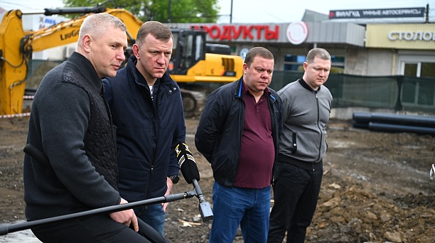 Евгений Наумов: На подземном переходе по улице им. Дзержинского переустроили кабели связи, электрики, перекладывают сети водоснабжения