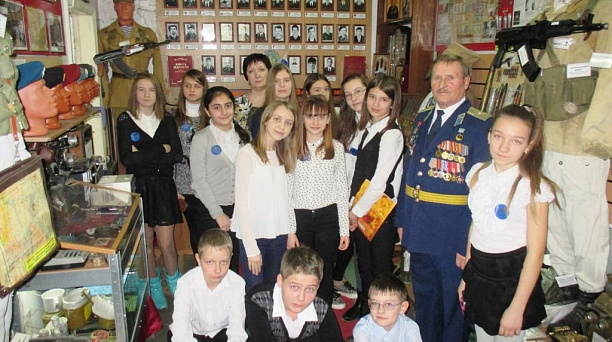 Сегодня в музее воинов-интернационалистов с экскурсией побывали шестиклассники школы №63 Прикубанского округа