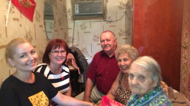 Вчера 95-летие отметила ветеран войны, жительница улицы Российской Мария Назарова