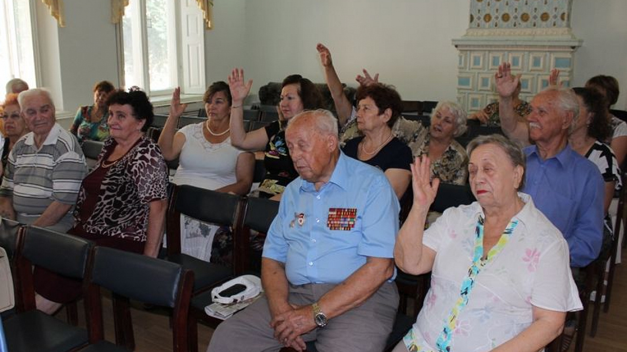 Ветераны Центрального округа отчитались о проделанной работе