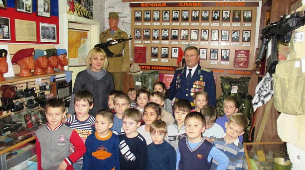 Воспитанники детского сада №63 побывали на первой экскурсии в музее афганцев