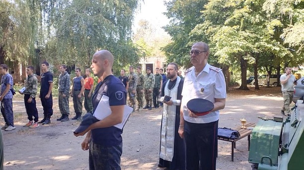 Полевые сборы для юношей казаков прошли в Краснодаре