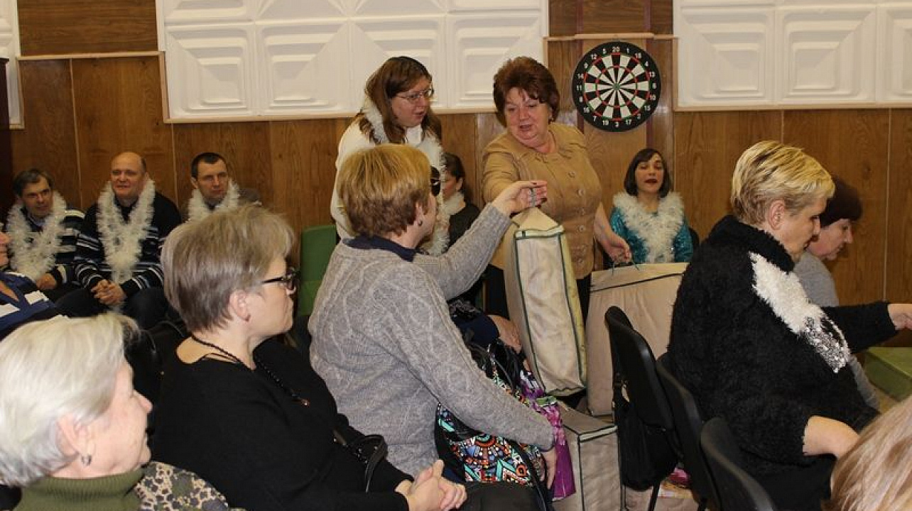 Члены общественной организации «ВОИ» Центрального округа отметили Новый год