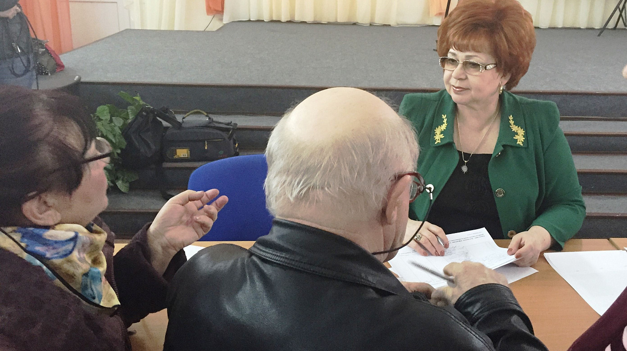 Встреча с жителями поселка Индустриальный