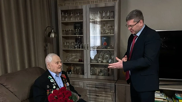 В годовщину освобождения Краснодара заместители главы города поздравили ветеранов войны