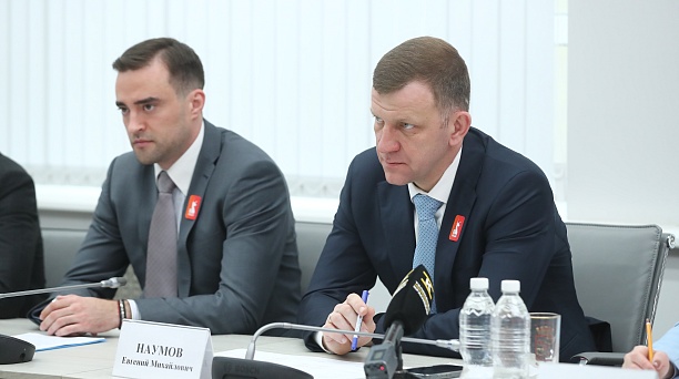Евгений Наумов провёл встречу с руководителем Российского центра гражданского и патриотического воспитания