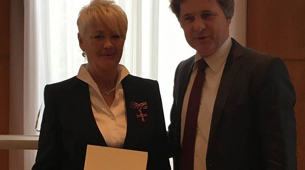 Краснодарцы поздравили немецкого общественного деятеля Кристу Кёлер с вручением высокой государственной награды