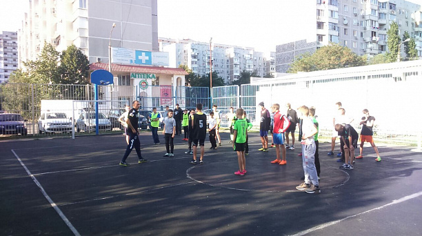 «Фортуна» победила в дворовом футболе