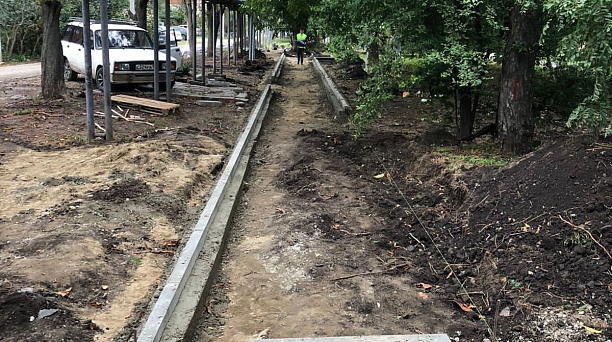 В посёлке Пригородном Краснодара стартовало благоустройство сквера Победы