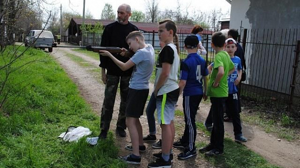 Казачата побывали на атаманском подворье