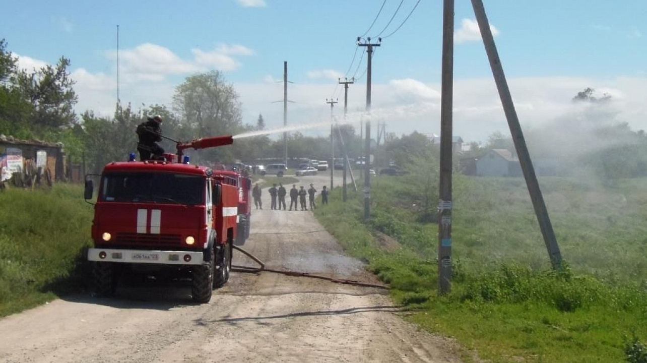 В Прикубанском округе отработали взаимодействие при тушении пожаров