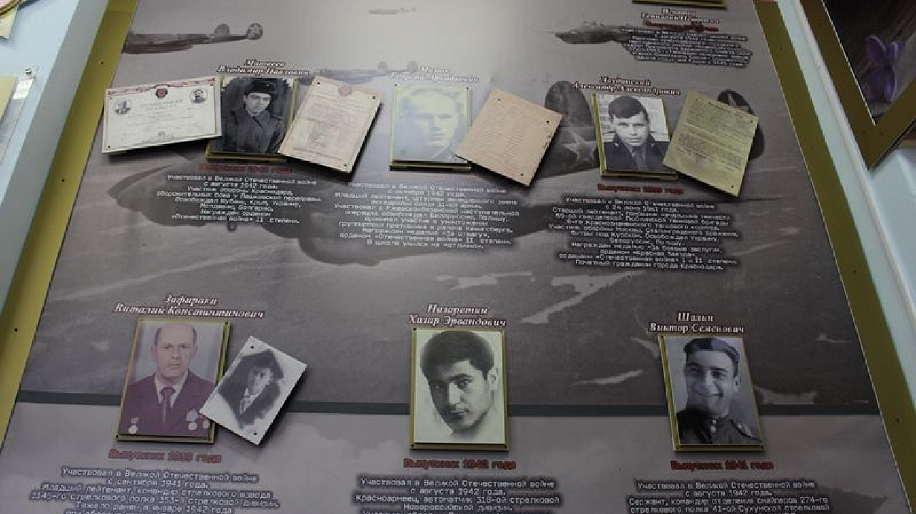 В школе № 8 торжественно открылся класс Памяти и славы