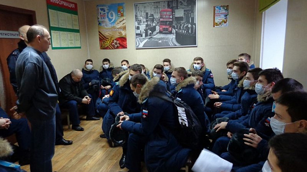 Сотрудники военного комиссариата провели работу с учащимися Краснодарского Президентского кадетского училища Западного округа