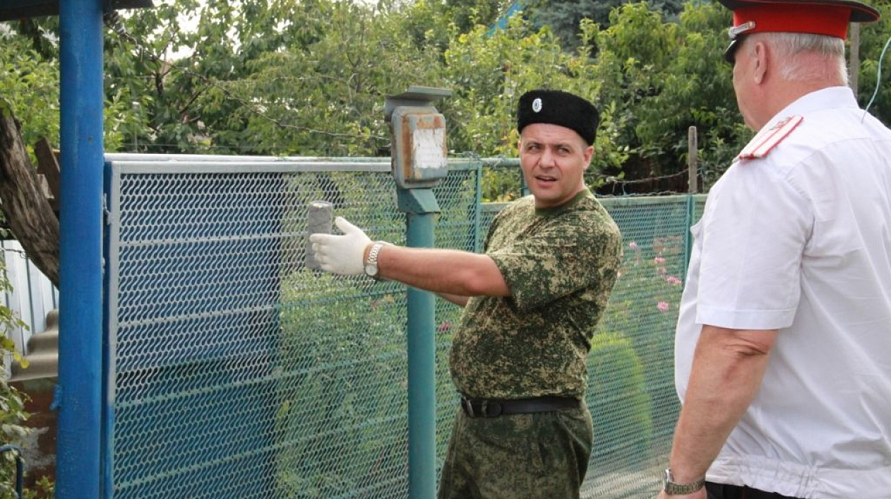 Казаки приняли участие в благоустройстве Краснодара