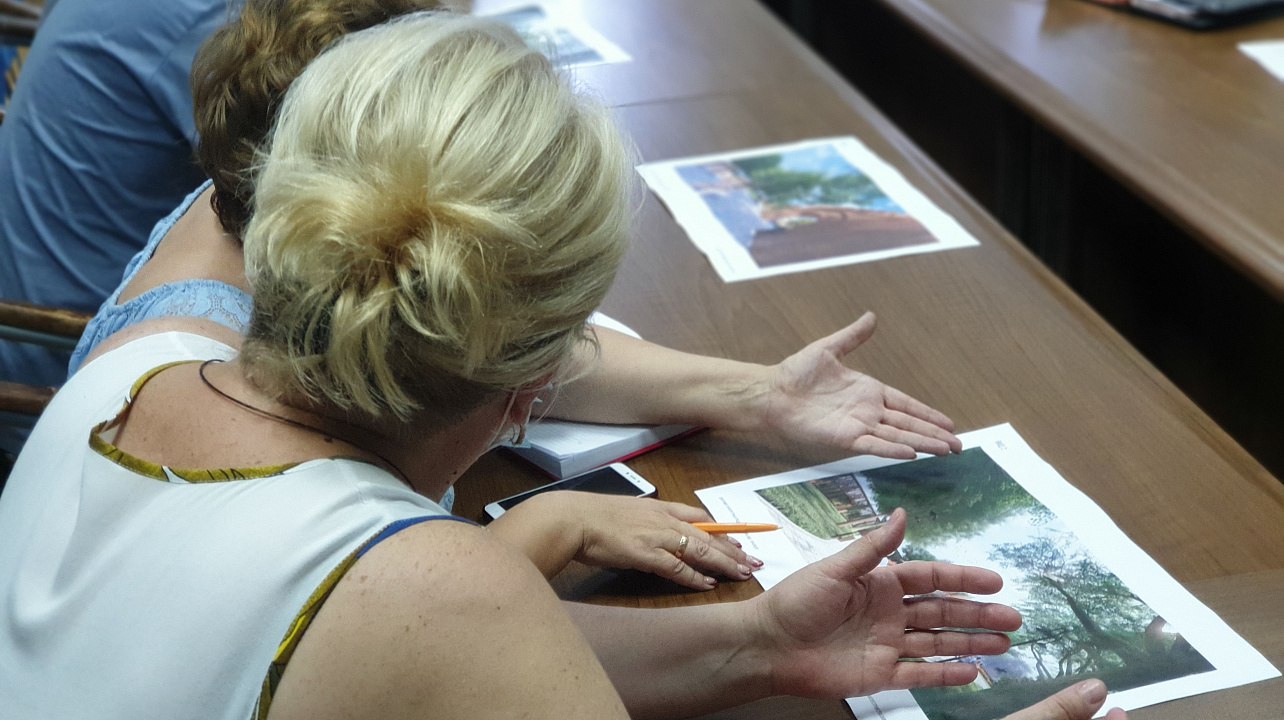 В Карасунском округе состоялось очередное обсуждение проекта благоустройства сквера Казачьей Славы