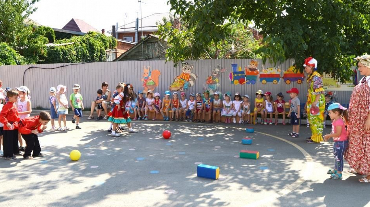 В детском саду провели праздник яблочного спаса
