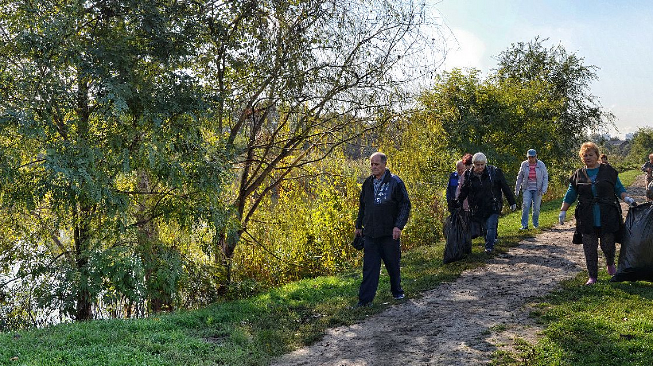 В Карасунском округе поддержали экологический марафон «Вода России»