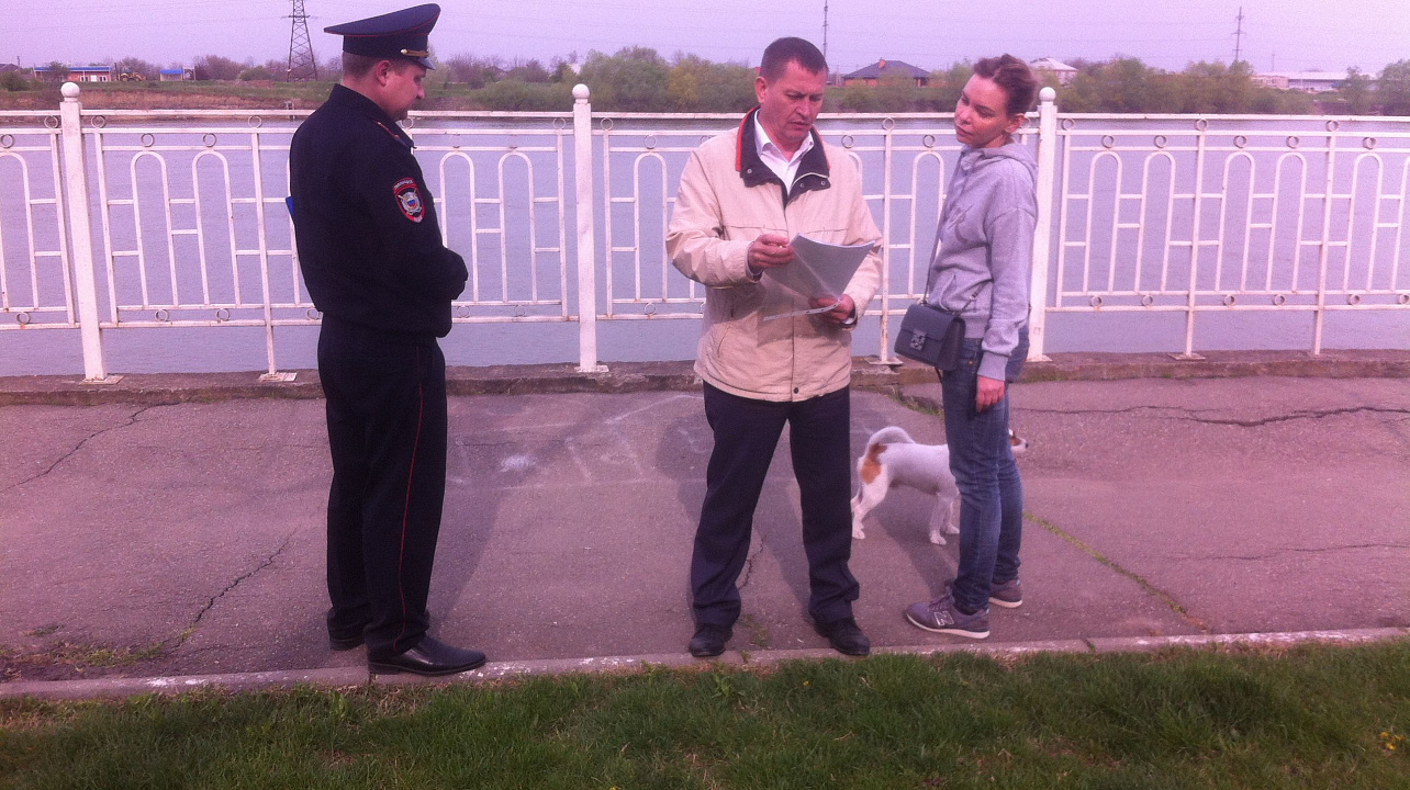 В Западном округе прошло рейдовое мероприятие по соблюдению правил содержания и выгула домашних животных