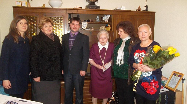 С 95-летием поздравили жительницу Прикубанского округа