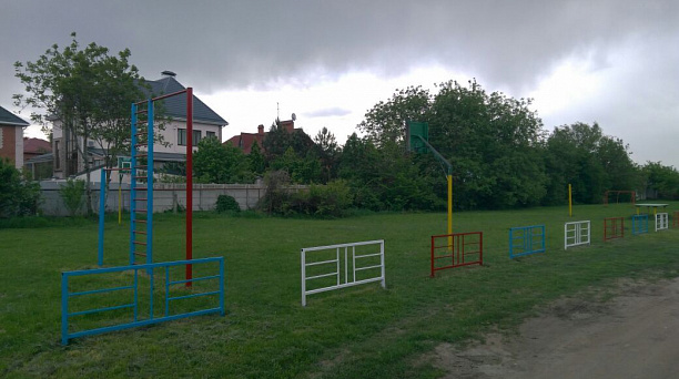 Спортивную площадку по проезду 2 линии привели в порядок