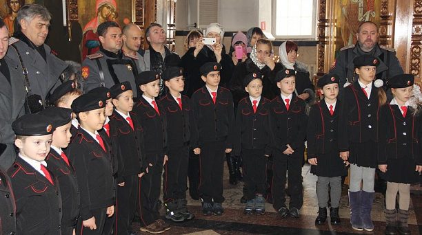 В Западном округе состоялась церемония посвящение в казачата